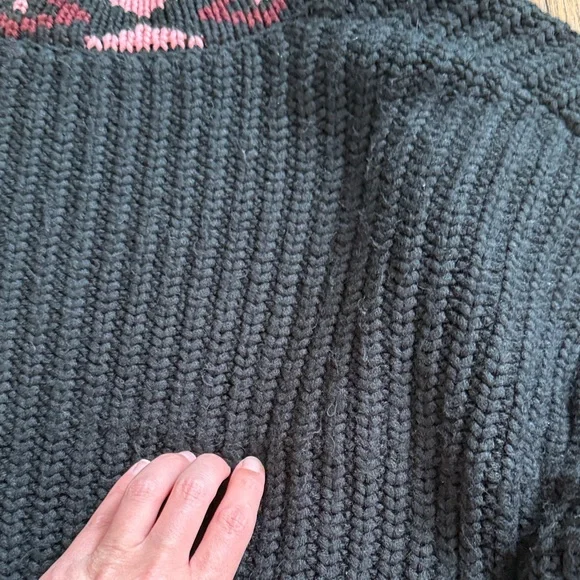 Sachin and Babi Landon Cardigan Womens Small Aztec Puff Bubble Sleeve - Picture 4 of 10